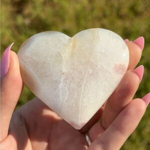 Flower Agate Crystal Heart Carving Select The Piece You Want!